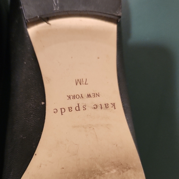 Kate Spade Black Embellished Flats - Picture 3 of 8